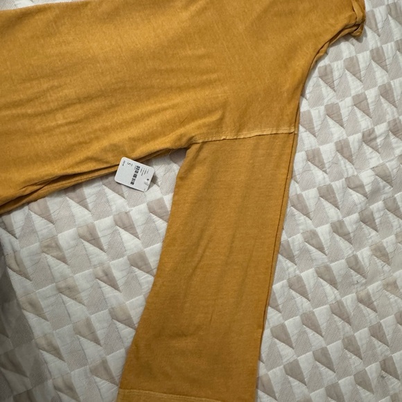 New We The Free Yellow Turtleneck Top Size S - Picture 7 of 10